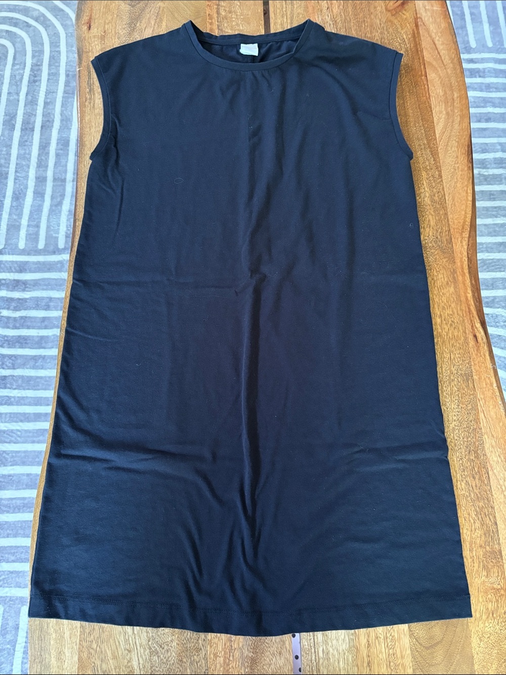 Lole Black Muscle Tee T-Shirt Dress